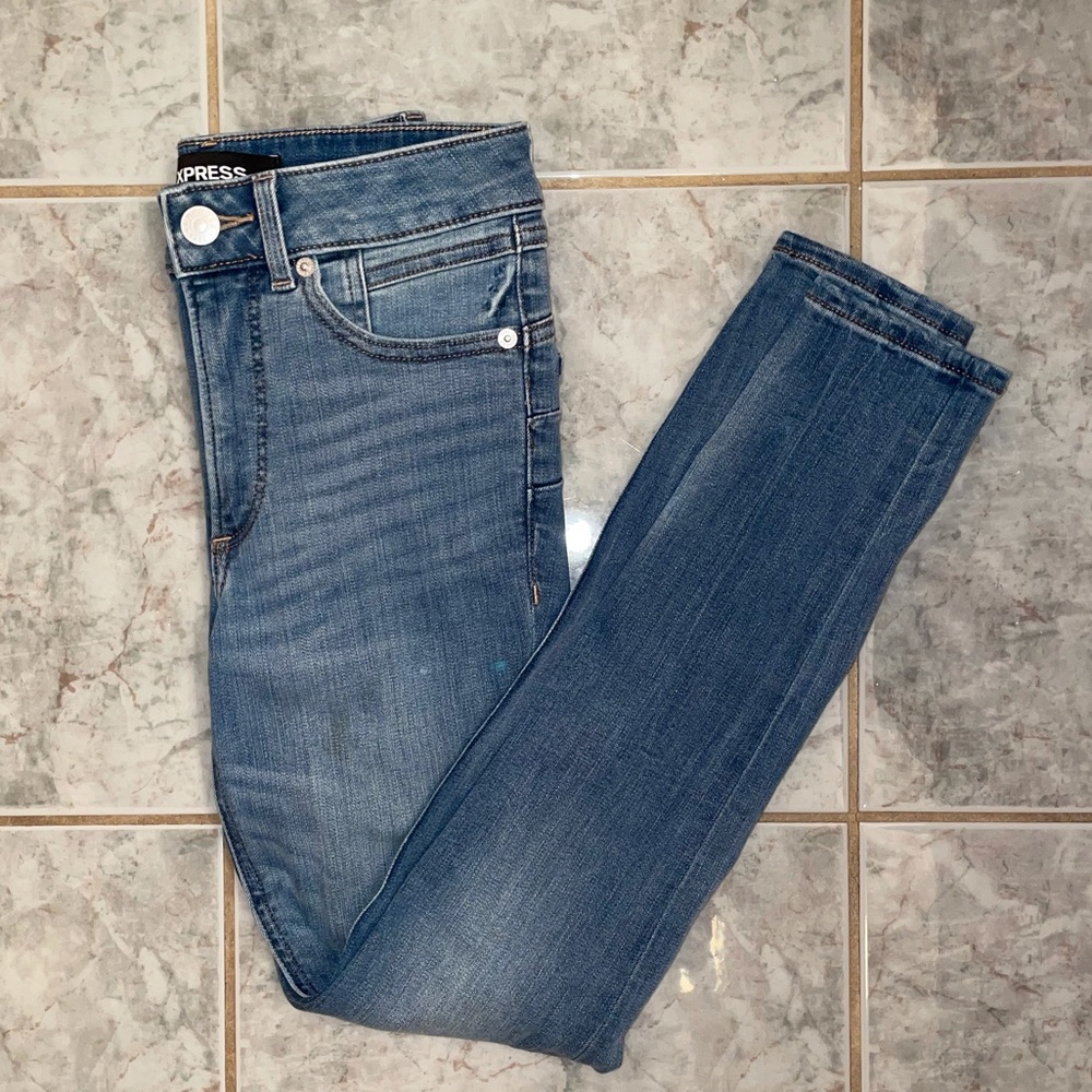 Express High Rise Skinny Jean